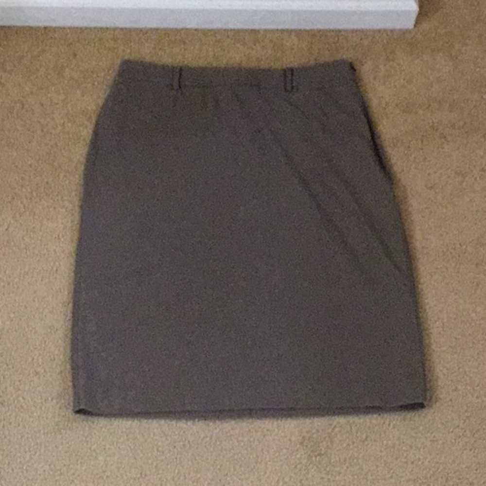 Calvin Klein Khaki Pencil Skirt